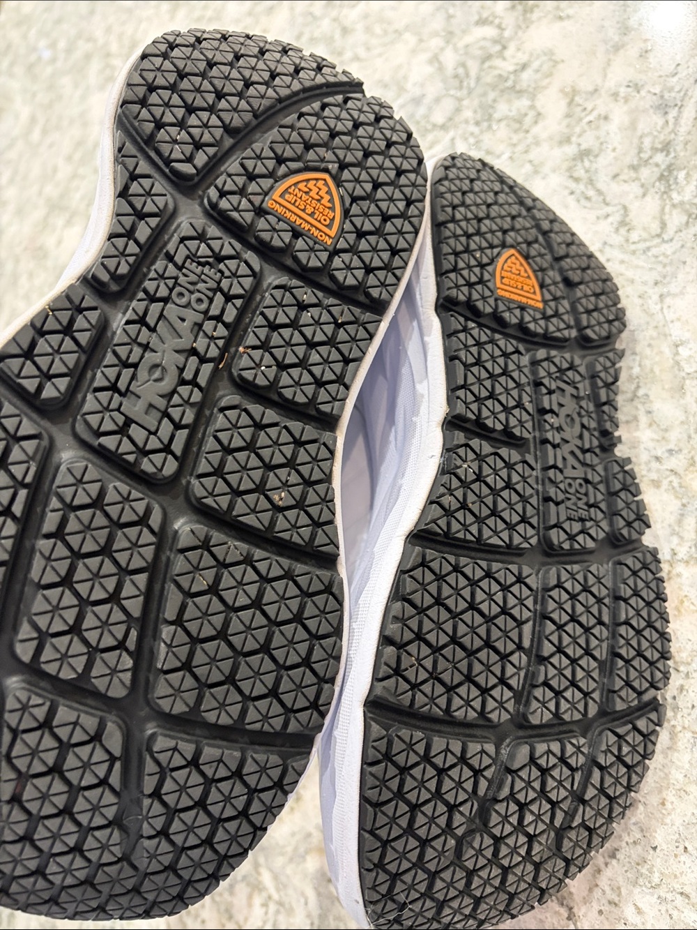 Hoka One One Women's White Athletic Sneakers - Picture 3 of 5